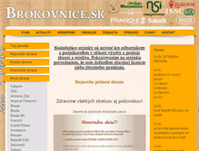 Tablet Screenshot of brokovnice.sk